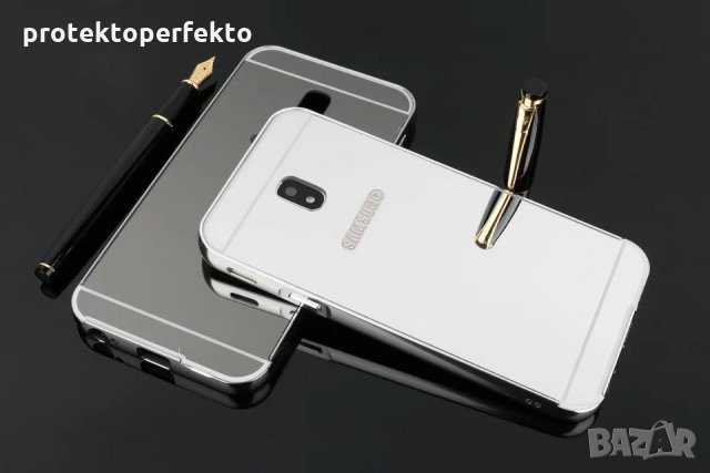 Огледален алуминиев бъмпер кейс за  SAMSUNG, снимка 3 - Калъфи, кейсове - 28636100