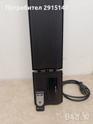 Cosmic Beam 2400W Стенен инфрачервен нагревател черен, снимка 4 - Отоплителни печки - 53172799