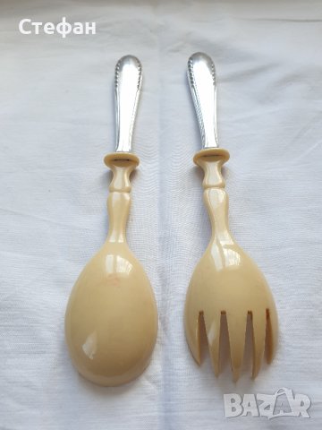 Сребърни прибори за сервиране, снимка 3 - Антикварни и старинни предмети - 40647206