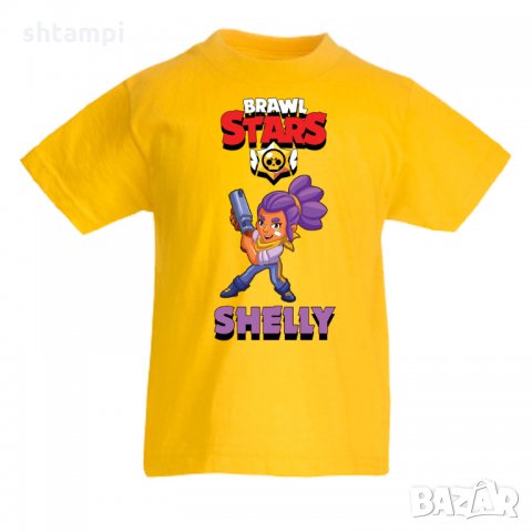 Детска тениска Shelly Brawl Stars, снимка 5 - Детски тениски и потници - 32928580