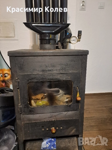 Камина с водна риза 7kW, комплект с радиатори