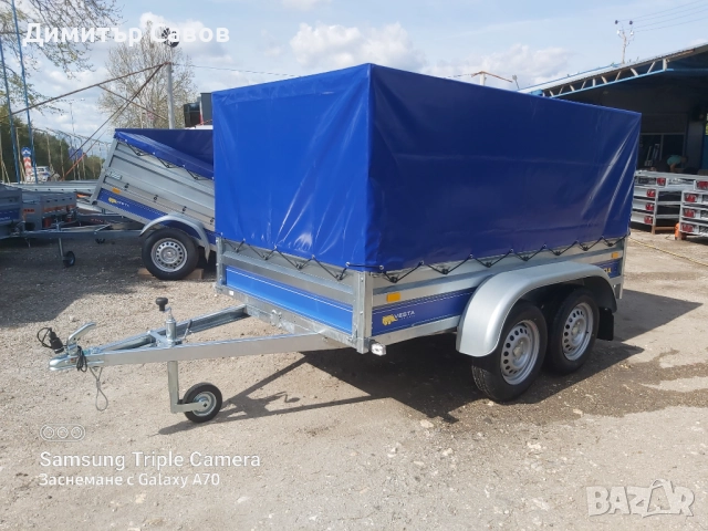 Туристическо ремарке VESTA LIGHT 25DA с брезент и шпригли Н120, снимка 2 - Ремаркета - 52209749