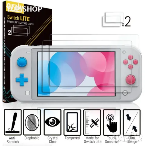 Nintendo Switch Lite Комплект протектори и аксесоари, снимка 5 - Аксесоари - 48510878