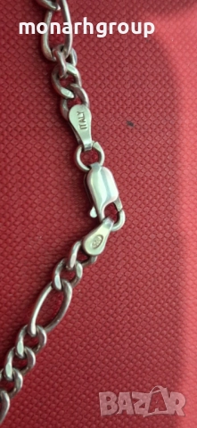 Сребърна верижка, снимка 5 - Колиета, медальони, синджири - 51751341