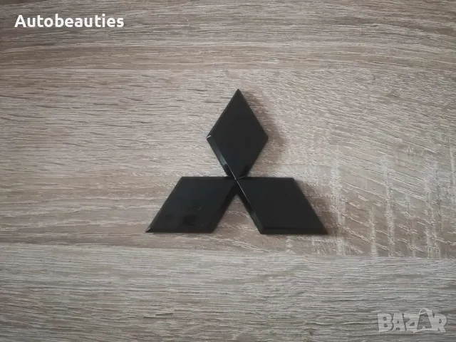 черно лого Mitsubishi 15 см, снимка 2 - Аксесоари и консумативи - 49990011