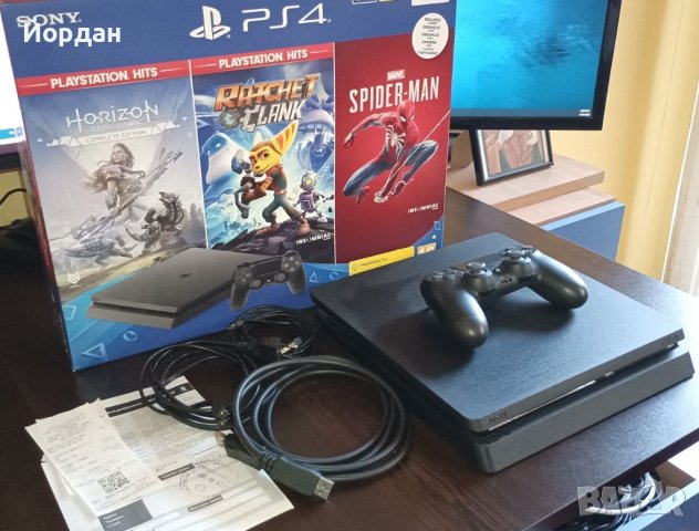 Playstation 4 PS4 Slim 500GB + 27 игри