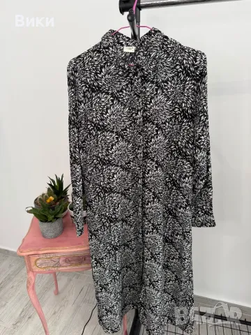 Дълга красива рокля в размер М, снимка 6 - Рокли - 48428429