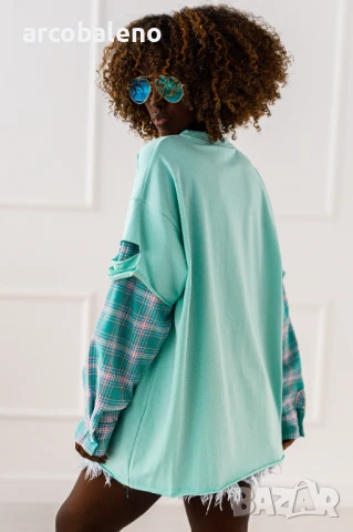 Дамска блуза с дълги ръкави Mickey, 3цвята , снимка 5 - Блузи с дълъг ръкав и пуловери - 50490900