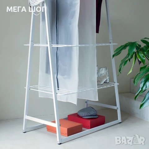 Комплект калъфи за дрехи Brabantia, paзмepи M/L/XL, Transparent/Grey, 2 броя, снимка 3 - Други стоки за дома - 50604158