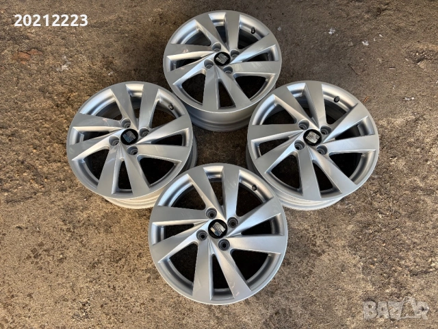 4 броя алуминиеви джанти за Seat Mii,Skoda Citigo,Volkswagen UP 15, снимка 6 - Гуми и джанти - 53165840