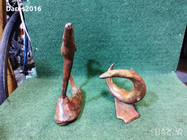 Дървени статуетки, ръчна изработка, снимка 3 - Статуетки - 40011261