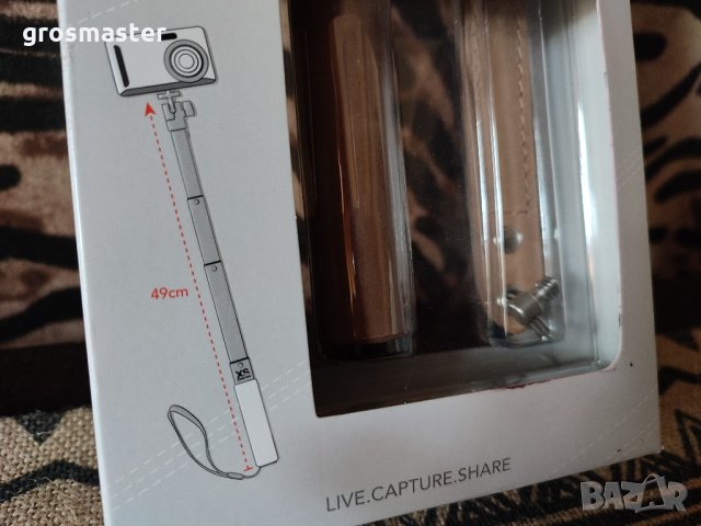 Ново! Луксозен кожен селфи стик за GoPro или мобилен апарат, снимка 4 - Селфи стикове, аксесоари - 33413706