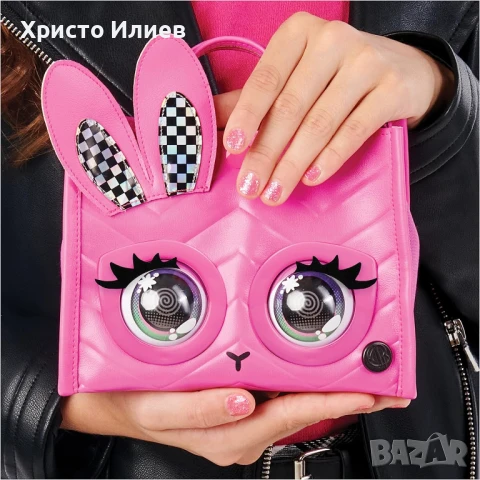 Интерактивна Детска чанта Purse Pets Зайче с мигащи очи и звуци
