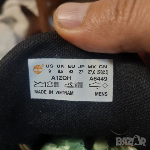 обувки / боти Timberland Field Trekker Mid номер 43 Набук , снимка 6 - Други - 51934818