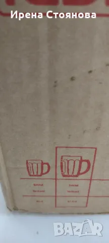 Комплект от 6 халби за бира с вместимост 500 мл, чисто нови, Weihenstephan, снимка 10 - Чаши - 49878490