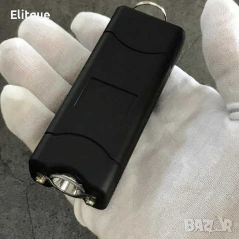 Устройство за самозащита - електрошок 5000K V и LED фенер – компактно, презареждаемо, снимка 4 - Други стоки за дома - 53045208