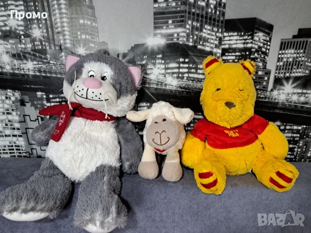 Плюшени мече, коте и овца