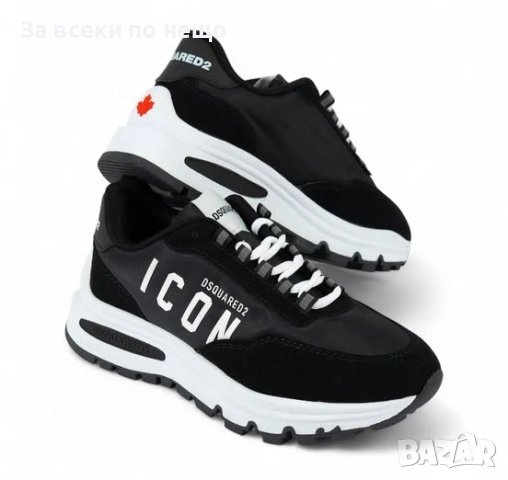 Icon DSQUARED2 Мъжки Маратонки👟Мъжки Спортни Обувки Айкън Дискуаред2 Код P1912