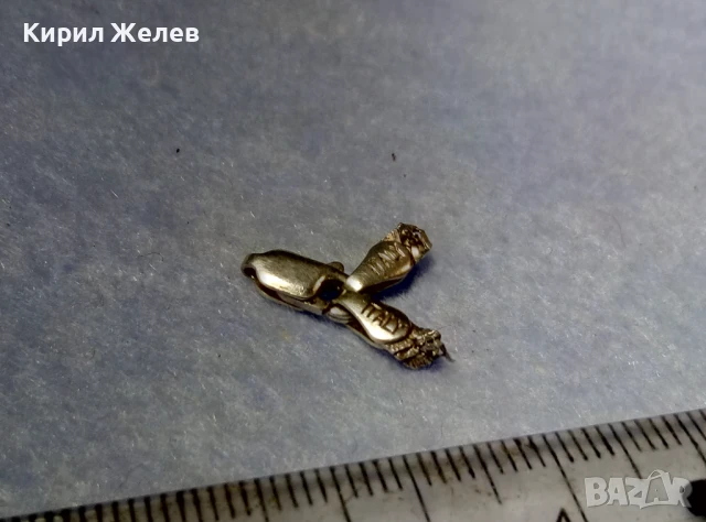 СТАРА СРЕБЪРНА КАРАБИНКА ЗАКОПЧАЛКА За КОЛИЕ ЛАНЕЦ ВЕРИЖКА ГРИВНА СРЕБРО 925 ПРОБА 47667, снимка 3 - Други - 50510774