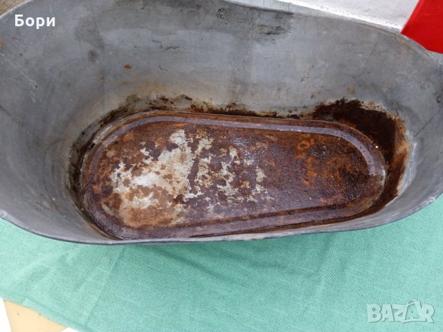 Старо бебешко ламаринено корито, снимка 6 - Други ценни предмети - 35119163