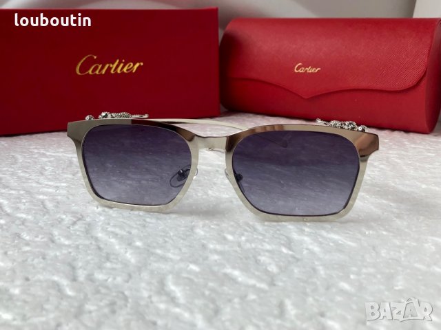 Cartier 2021 дамски слънчеви очила тип котка, снимка 4 - Слънчеви и диоптрични очила - 34665094