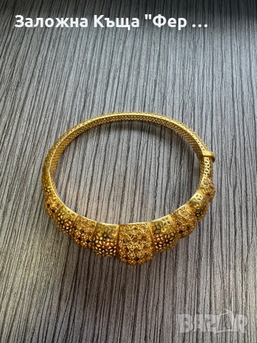 Златна гривна 14к, снимка 3 - Гривни - 53427591