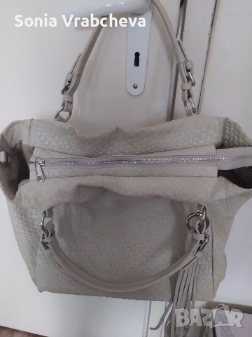 Чанта от естествена кожа, снимка 2 - Чанти - 52909922