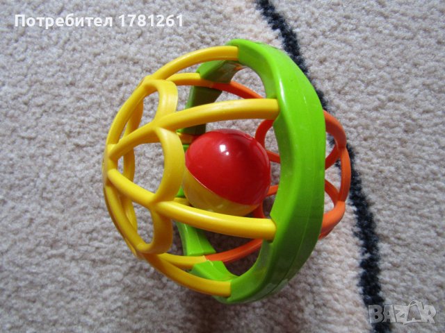 Детска дрънкалка - топка, снимка 4 - Дрънкалки и чесалки - 40392041