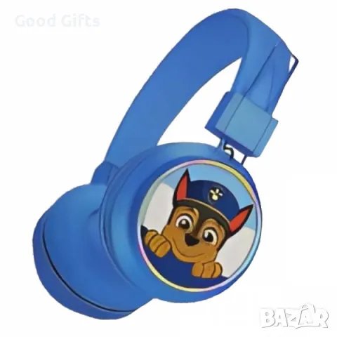 Детски безжични Bluetooth светещи слушалки Пес Патрул Paw Patrol- Чейс, Маршал, Рабъл или Скай, снимка 5 - Слушалки, hands-free - 49117673