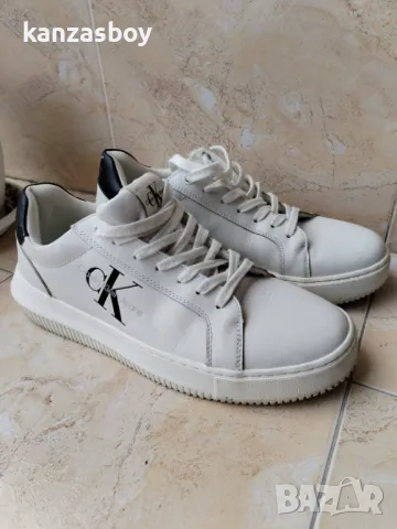 Calvin Klein Jeans Chunky Cupsole Monologo - страхотни мъжки кецове 42-номер, снимка 6 - Кецове - 49910224