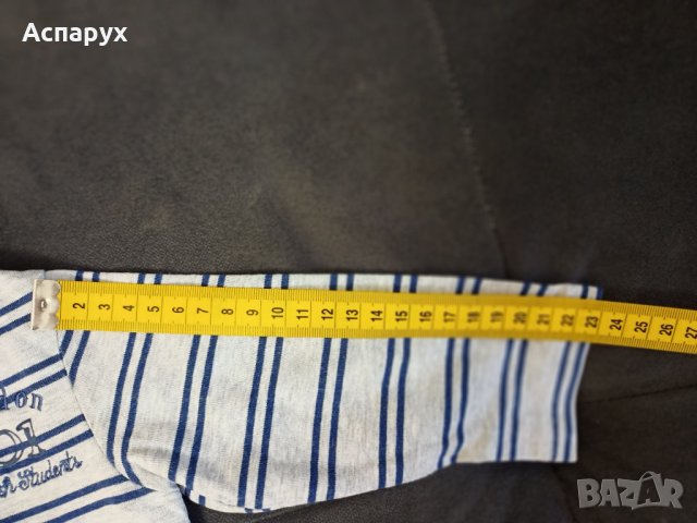 Бебешка памучна блузка с дълъг ръкав DISNEY 9 месеца, снимка 6 - Бебешки блузки - 43091590