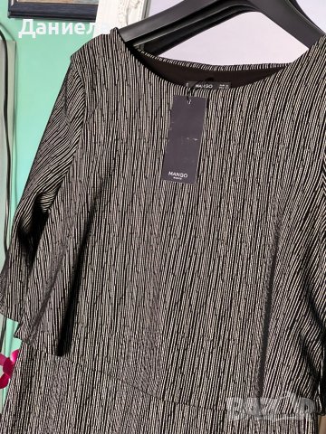 MANGO рокля злато НОВА