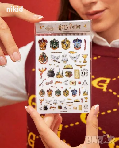 Хари Потър Harry Potter татос слайдер ваденки водни стикери за нокти маникюр, снимка 2 - Продукти за маникюр - 48158461