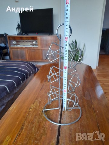 Стара стойка,поставка за чаши #3, снимка 3 - Други ценни предмети - 44086518