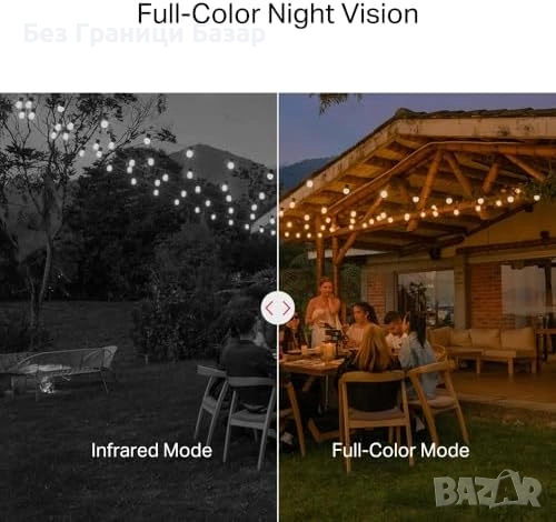 Нова WiFi камера MERCUSYS MC510 2K 3MP, 360° панорама, цветно нощно виждане, снимка 5 - IP камери - 52261283