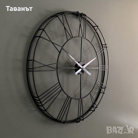 Стенен метален часовник, снимка 3 - Стенни часовници - 34964975