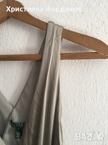 Копринена рокля Ralph Lauren , снимка 6 - Рокли - 51806107