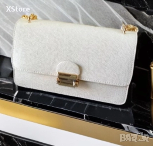 Малка дамска кожена чанта за през рамо. Предлага се в 8 цвята, снимка 4 - Чанти - 52584226