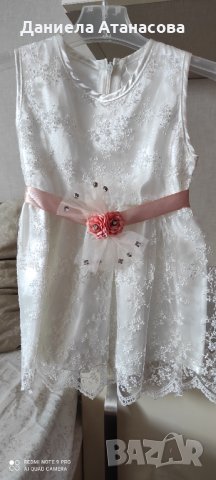 Рокля 👗 подходяща за Кръщене или Свадба, снимка 3 - Бебешки рокли - 32931708