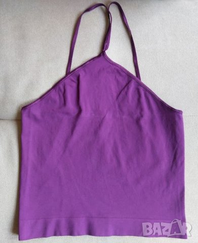 Кроп топ / бюстие с кръстосани презрамки, снимка 1