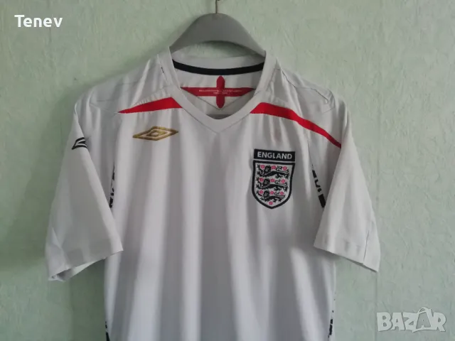 England Umbro оригинална футболна тениска фланелка Англия размер S, снимка 4 - Тениски - 49945972