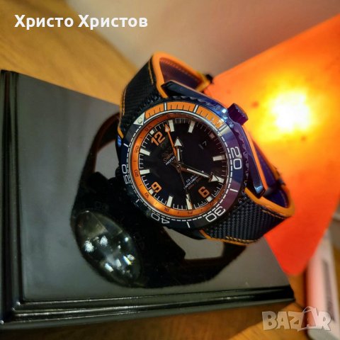 Мъжки механичен луксозен часовник Omega Seamaster Planet Ocean BIG BLUE , снимка 7 - Мъжки - 36610489
