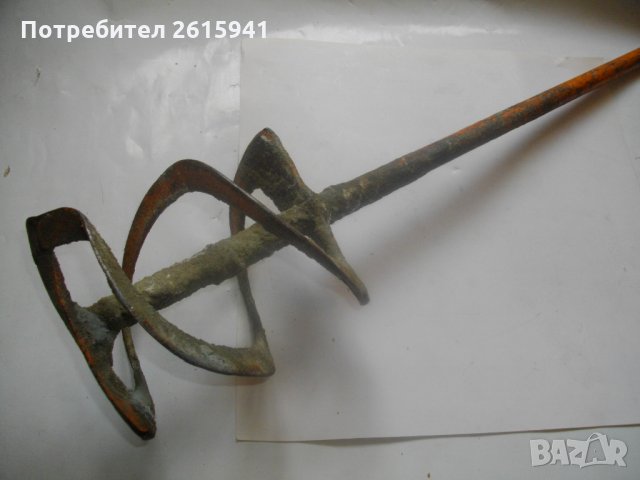 55 см-Строителна Бъркалка За Миксер-Дрелка-Перфоратор- --Плътна-Немска-Отлична, снимка 1