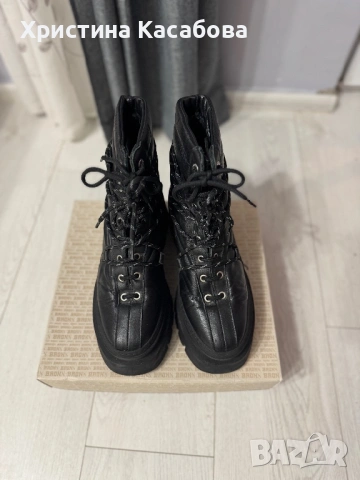 Боти BRONX естествена кожа 40 номер, снимка 2 - Дамски боти - 53078982