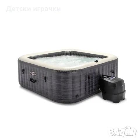 Надуваемо джакузи Intex PureSpa 239 х 188 х 71см, Greystone Bubble Deluxe, 6 места, снимка 10 - Други - 49899462