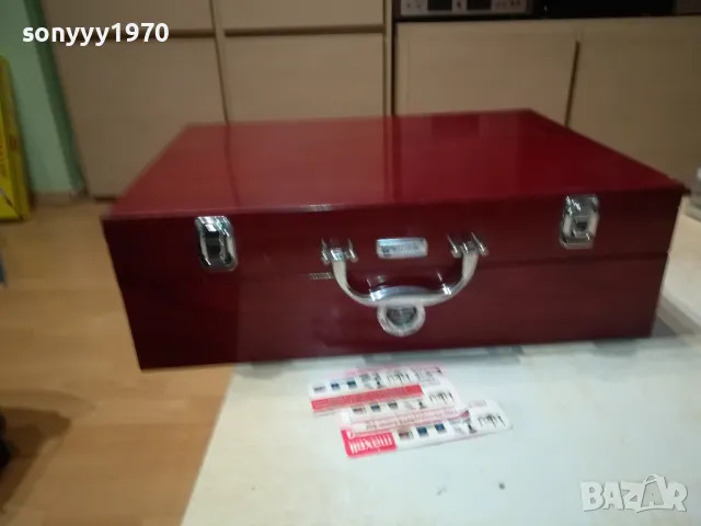 МАРКОВ ДЪРВЕН КУФАР С ЧЕКМЕДЖЕ 1912241550LNWC, снимка 2 - Антикварни и старинни предмети - 48405806