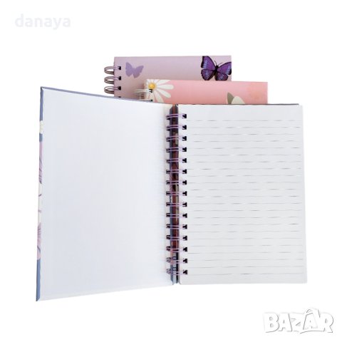 4453 Тетрадка Butterfly, С твърди корици, Широки редове, 95 листа, Офсет, снимка 7 - Ученически пособия, канцеларски материали - 44083436