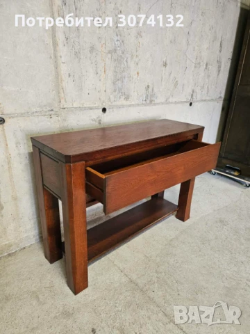 Конзола/аудио шкаф и зработен (изцяло от масив) , снимка 2 - Шкафове - 51422093