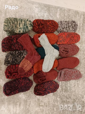 Терлици, гети родопски ръчно изработели плетени вълнени чорапи нови, снимка 7 - Други - 42952360