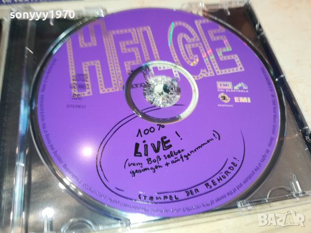 HELGE-CD ВНОС GERMANY 3011231533, снимка 2 - CD дискове - 43213491